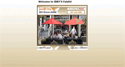 Desktop Screenshot of ibbysfalafels.com